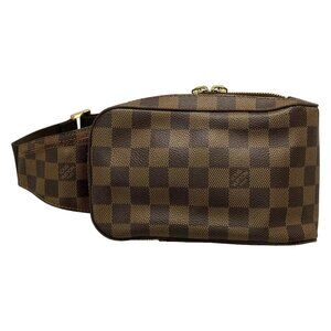 LOUIS VUITTON Geronimos Ebene Damier - Bum Bag Damier Canvas 667-082225